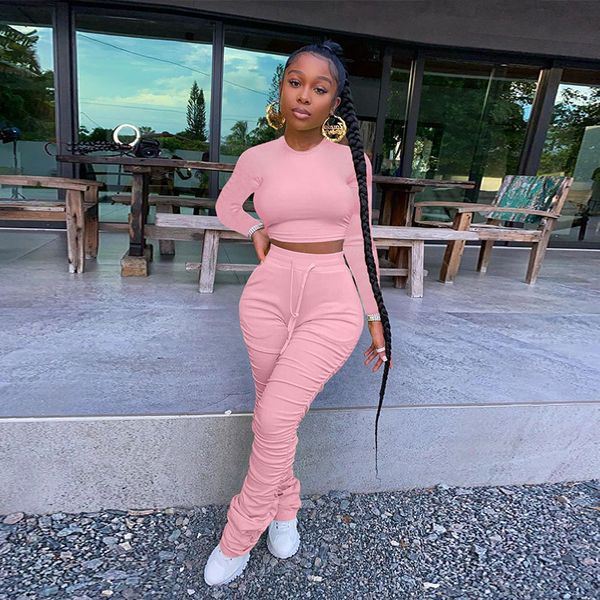 casual two piece set jumpsuit long sleeve crop stacked pants tracksuit fall clothing for women outfits matching setsby air, Black;white
casual two piece set jumpsuit long sleeve crop stacked pants tracksuit fall clothing for women outfits matching setsby air, Black;white