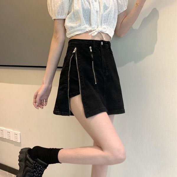 skirts 2021 korean version of summer all-match zipper black bag hip skirt high waist denim short pants female
skirts 2021 korean version of summer all-match zipper black bag hip skirt high waist denim short pants female