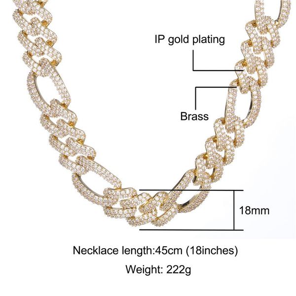 chains hip hop 18mm 2 row iced out cuban link prong chain copper + cubic zirconia stones necklace for women men jewelry, Silver
chains hip hop 18mm 2 row iced out cuban link prong chain copper + cubic zirconia stones necklace for women men jewelry, Silver