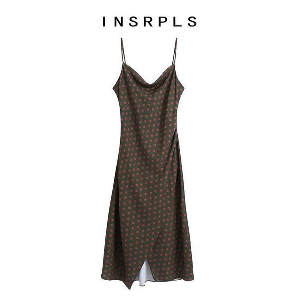 casual dresses insrpls women fashion polka dot wrap slit midi dress vintage backless side zipper thin straps female mujer, Black;gray
casual dresses insrpls women fashion polka dot wrap slit midi dress vintage backless side zipper thin straps female mujer, Black;gray