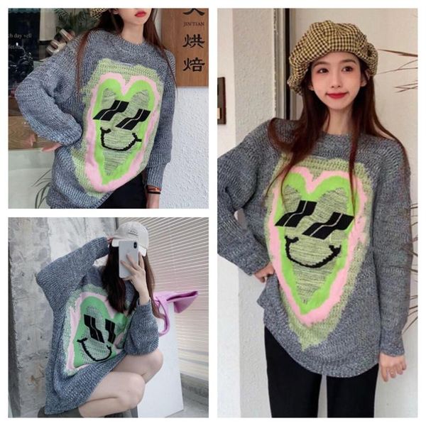 men's sweaters 2021fw o-neck we11done men women 1:1 peach heart embroidery sweater casual knitted pullovers, White;black
men's sweaters 2021fw o-neck we11done men women 1:1 peach heart embroidery sweater casual knitted pullovers, White;black