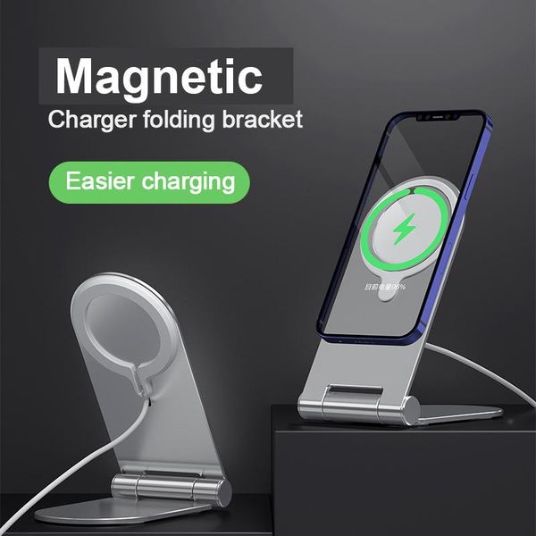 magnetic phone charger holder aluminium alloy folding bracket for 12mini 12 pro max wireless fast charging stand cell mounts & holders
magnetic phone charger holder aluminium alloy folding bracket for 12mini 12 pro max wireless fast charging stand cell mounts & holders