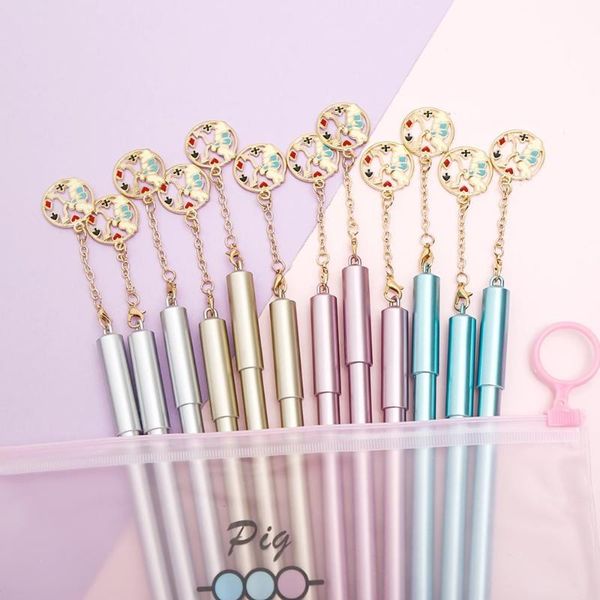 gel pens 12pcs/pack korean pen kawaii pendant blue ink wedding christmas gift stationery school accessory pencil case bag
gel pens 12pcs/pack korean pen kawaii pendant blue ink wedding christmas gift stationery school accessory pencil case bag