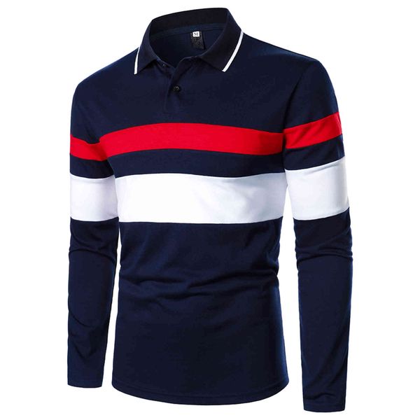men's long sved polo, t-shirt dign, two-color stripe splicing, street clothing, leisure fashion, busins polo, White;black
men's long sved polo, t-shirt dign, two-color stripe splicing, street clothing, leisure fashion, busins polo, White;black
