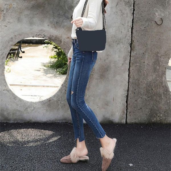 women's jeans autumn women irregular pencil high fashion ripped holes destroyed denim pants casual stretch skinny trousers, Blue
women's jeans autumn women irregular pencil high fashion ripped holes destroyed denim pants casual stretch skinny trousers, Blue