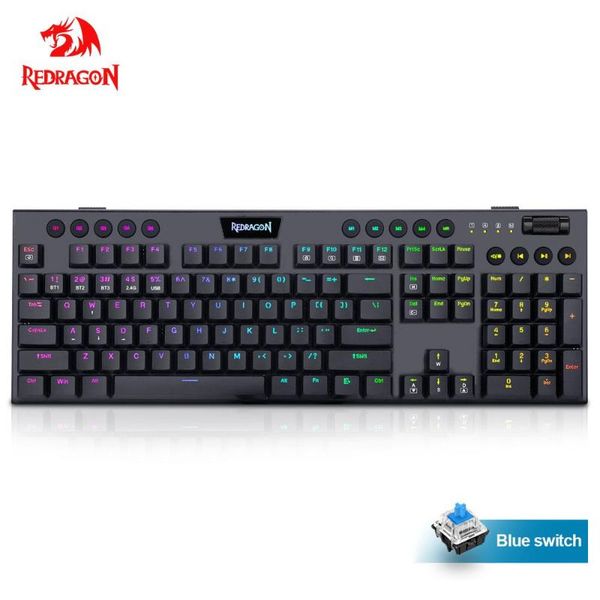 keyboards redragon horus k618 rgb surpport bluetooth 5.0 wireless usb 2.4g 3 mode mechanical gaming keyboard 104 keys compute pc
keyboards redragon horus k618 rgb surpport bluetooth 5.0 wireless usb 2.4g 3 mode mechanical gaming keyboard 104 keys compute pc