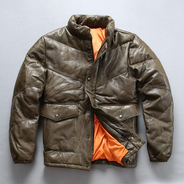 men factory genuine sheepskin down coat casual b3 flight jacket cold winter pilot jackets russia coats men's leather & faux, Black
men factory genuine sheepskin down coat casual b3 flight jacket cold winter pilot jackets russia coats men's leather & faux, Black