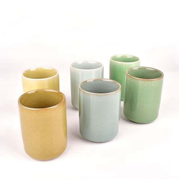 1pcs/3pcs japanese style ceramic tea cup porcelain cups pottery drinkware wine coffee mug celadon teacup wholesale & saucers
1pcs/3pcs japanese style ceramic tea cup porcelain cups pottery drinkware wine coffee mug celadon teacup wholesale & saucers