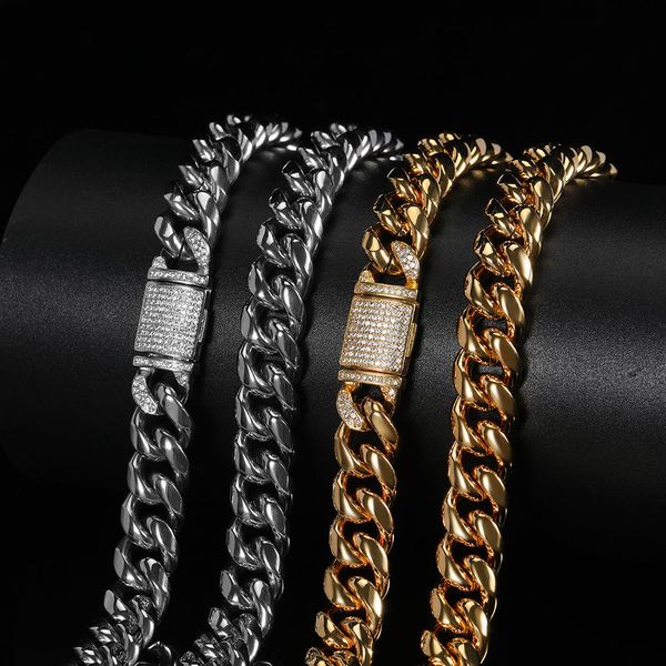 factory wholesale hip hop jewelry stainless steel necklace copper inlaid diamond flip button round grinding encryption cuban necklace popula
factory wholesale hip hop jewelry stainless steel necklace copper inlaid diamond flip button round grinding encryption cuban necklace popula