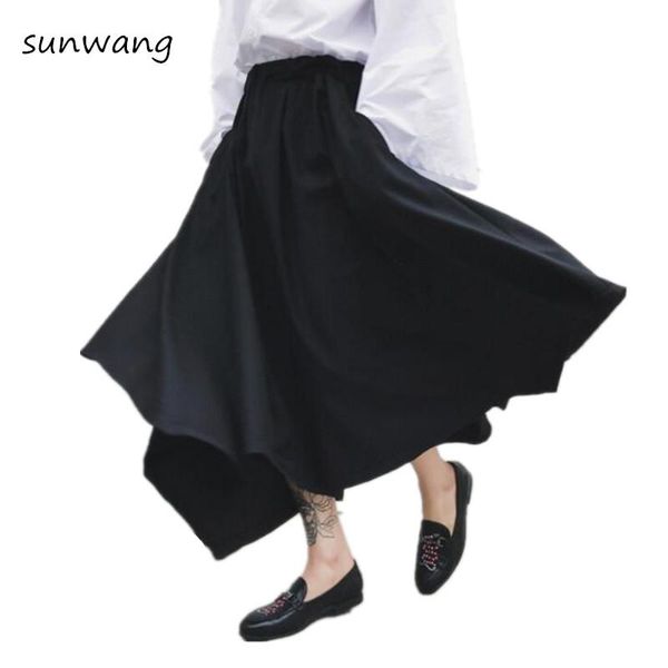 men's pants 2021 harajuku stylish gothic unique designer punk rock mens skirt cat walk show men quality trousers culottes women, Black
men's pants 2021 harajuku stylish gothic unique designer punk rock mens skirt cat walk show men quality trousers culottes women, Black