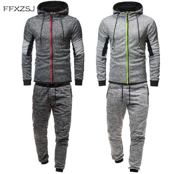 men's tracksuits ffxzsjbrand spring 2021 hooded zipper sport suit, running suit,mens jogger sets sweatsuits sweat suits men 2 piece set, Gray
men's tracksuits ffxzsjbrand spring 2021 hooded zipper sport suit, running suit,mens jogger sets sweatsuits sweat suits men 2 piece set, Gray