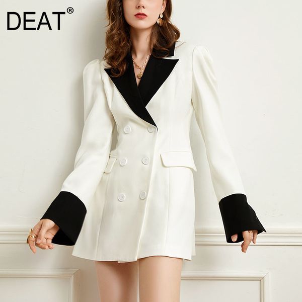 deat women white patchwork double breasted pockets a-line dress new notched long sleeve slim fit fashion tide summer 7e8124 210428, Black;gray
deat women white patchwork double breasted pockets a-line dress new notched long sleeve slim fit fashion tide summer 7e8124 210428, Black;gray