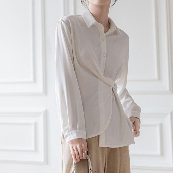women's blouses & shirts 2021 spring white for women chiffon summer long sleeve thin elegant simple casual loose female 610
women's blouses & shirts 2021 spring white for women chiffon summer long sleeve thin elegant simple casual loose female 610