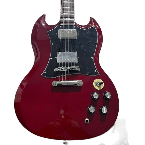 2022 new electric sg guitar fdlp-017 wine red color, solid body maple flame cover ,pearl inlay ebony fretboard,
2022 new electric sg guitar fdlp-017 wine red color, solid body maple flame cover ,pearl inlay ebony fretboard,