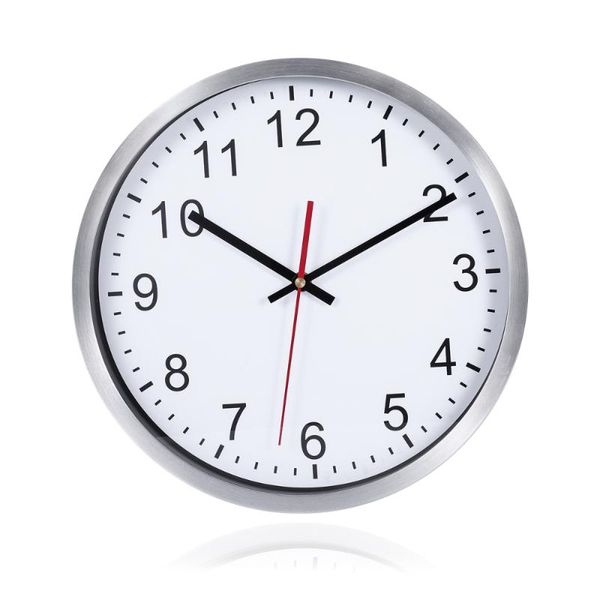 large indoor 12 inch non-ticking silent decorative silver frame wall clock creative modern metal with hook clocks
large indoor 12 inch non-ticking silent decorative silver frame wall clock creative modern metal with hook clocks