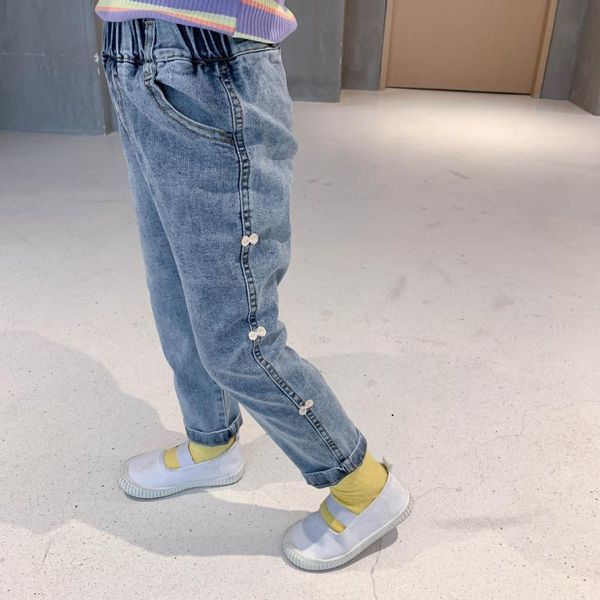 spring autumn girls cute bowknot casual jeans kids all-match denim pants 1-6y, Blue
spring autumn girls cute bowknot casual jeans kids all-match denim pants 1-6y, Blue