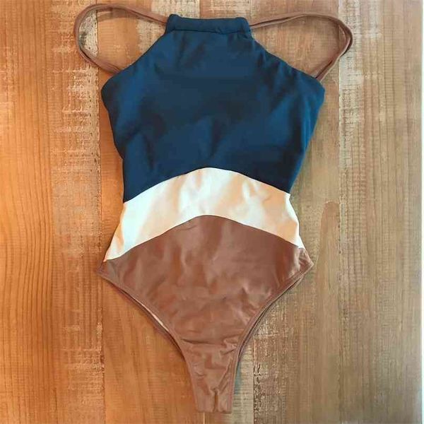 patchwork swimsuit swimwear high neck bodysuit bathing suit women beach wear monokini 210615, White;black
patchwork swimsuit swimwear high neck bodysuit bathing suit women beach wear monokini 210615, White;black