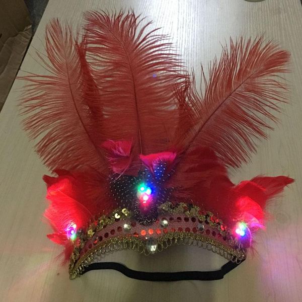party decoration led glowing feativel hairband female feather headband hair accessories headdress halloween crown neon
party decoration led glowing feativel hairband female feather headband hair accessories headdress halloween crown neon