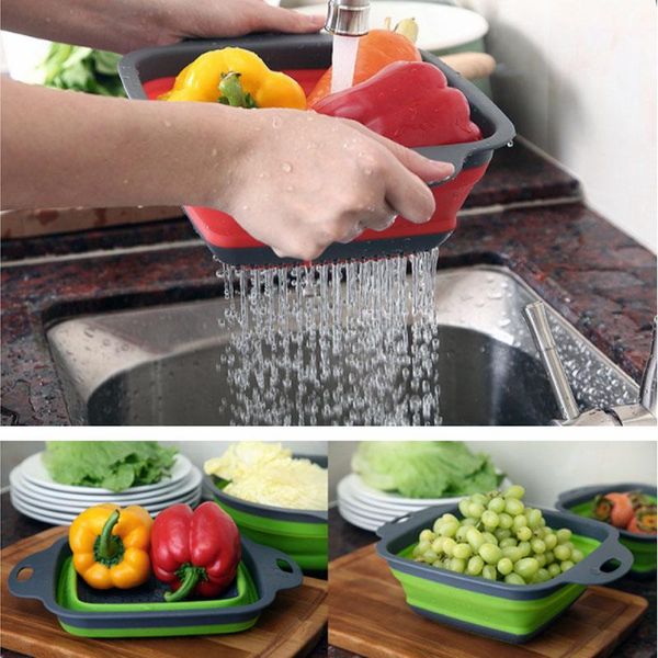 storage baskets foldable drain basket fruit vegetable washing strainer silicone colander collapsible drainer with handle kitchen tools
storage baskets foldable drain basket fruit vegetable washing strainer silicone colander collapsible drainer with handle kitchen tools