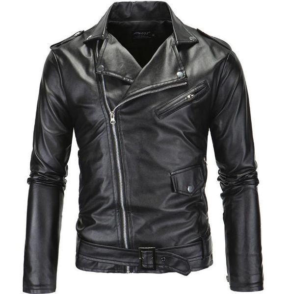 men's fur & faux spring fashion motorcycle leather jacket men slim fit oblique zipper pu autumn jackets coats black white
men's fur & faux spring fashion motorcycle leather jacket men slim fit oblique zipper pu autumn jackets coats black white