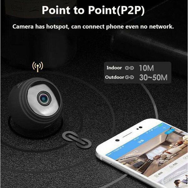mini cameras a9 wifi 1080p hd- wireless security camera night vision ip x3ub