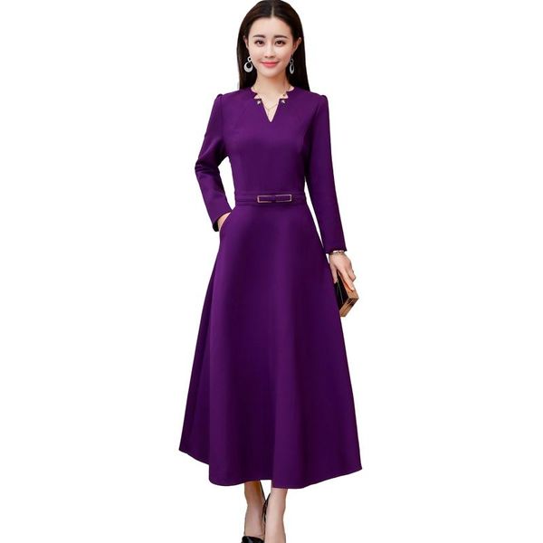 casual dresses spring and autumn women's korean long paragraph slim was thin solid temperament long-sleeved dress big swing, Black;gray
casual dresses spring and autumn women's korean long paragraph slim was thin solid temperament long-sleeved dress big swing, Black;gray
