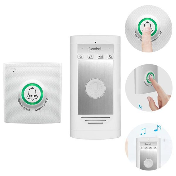 doorbells 1 set wireless intercom waterproof electronic doorbell for home 
doorbells 1 set wireless intercom waterproof electronic doorbell for home