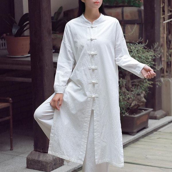 women's jackets spring cotton linen retro chinese plate buckle solid color stand collar long sleeve coat white blue, Black;brown
women's jackets spring cotton linen retro chinese plate buckle solid color stand collar long sleeve coat white blue, Black;brown