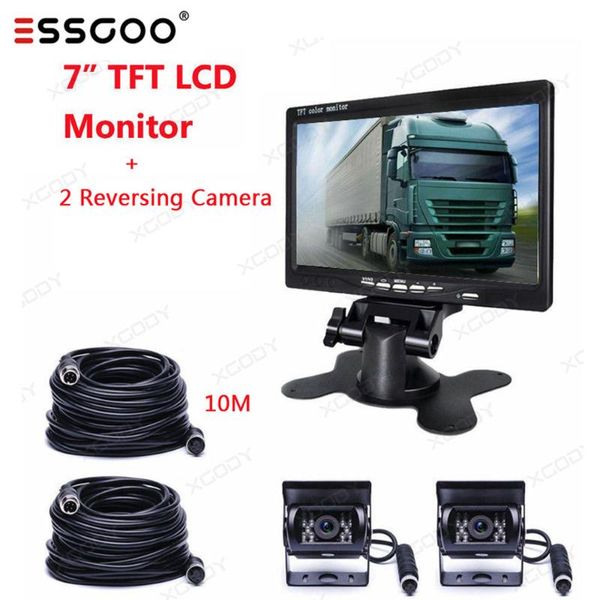 car video essgoo 7 inch truck monitor reversing system 4pin 10m cable 2pc camera color
car video essgoo 7 inch truck monitor reversing system 4pin 10m cable 2pc camera color