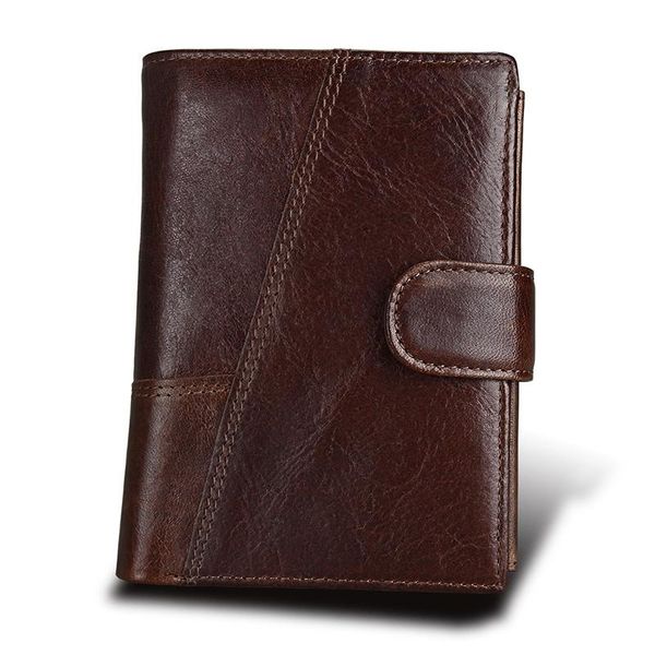 wallets men's genuine leather wallet anti theft vertical snap male business card holder cowhide purse bag man, Red;black
wallets men's genuine leather wallet anti theft vertical snap male business card holder cowhide purse bag man, Red;black