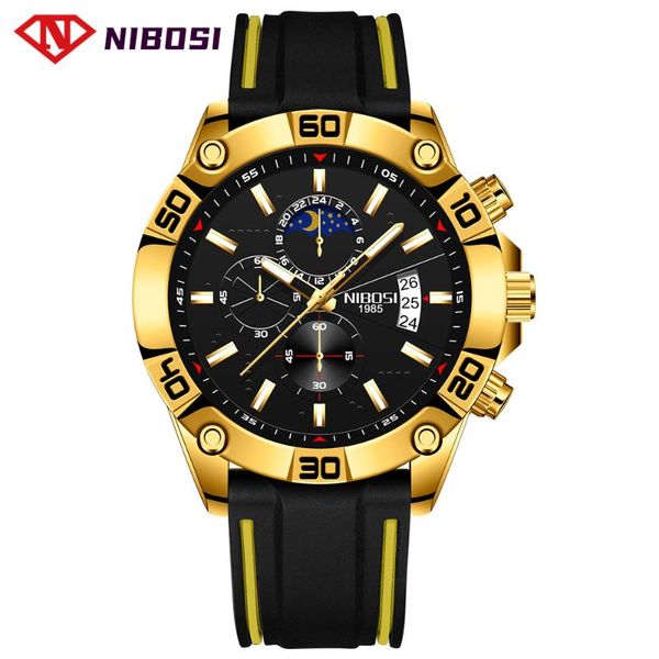 wristwatches 2021 mens watches nibosi chronograph waterproof sport automatic date quartz watch for men relogio masculino, Slivery;brown
wristwatches 2021 mens watches nibosi chronograph waterproof sport automatic date quartz watch for men relogio masculino, Slivery;brown