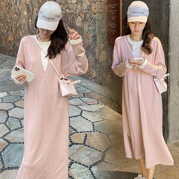 maternity dresses 6350# nursing clothing loose pink straight dress stylish pregnant women pregnancy, White
maternity dresses 6350# nursing clothing loose pink straight dress stylish pregnant women pregnancy, White