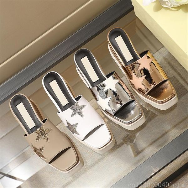 dress shoes women slipper summer 2021 fashion platform wedges high heels genine leather star gladiator sandals, Black
dress shoes women slipper summer 2021 fashion platform wedges high heels genine leather star gladiator sandals, Black