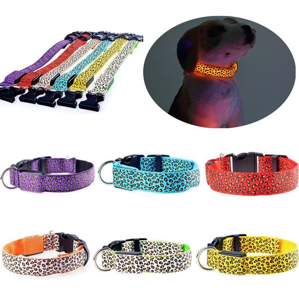 size pet dog led collar nylon night safety flashing luminous glow for small medium large dogs anti-lost id supplies collars & leashes
size pet dog led collar nylon night safety flashing luminous glow for small medium large dogs anti-lost id supplies collars & leashes