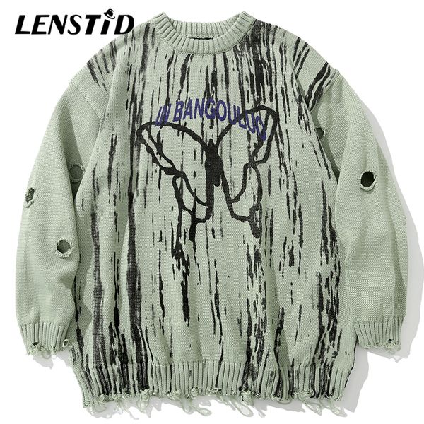 lenstid men hip hop knitted jumper sweaters butterfly ink graffiti streetwear harajuku autumn oversized hipster casual pullovers, Black
lenstid men hip hop knitted jumper sweaters butterfly ink graffiti streetwear harajuku autumn oversized hipster casual pullovers, Black