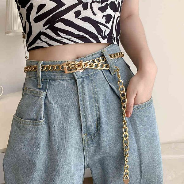 korean version simple hip hop decoration student jeans accessories metal chain belt, Silver
korean version simple hip hop decoration student jeans accessories metal chain belt, Silver