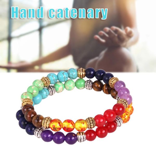 beaded, strands 7 chakra healing beaded bracelet rainbow color natural stone beads wrist jewelry fs99, Black
beaded, strands 7 chakra healing beaded bracelet rainbow color natural stone beads wrist jewelry fs99, Black