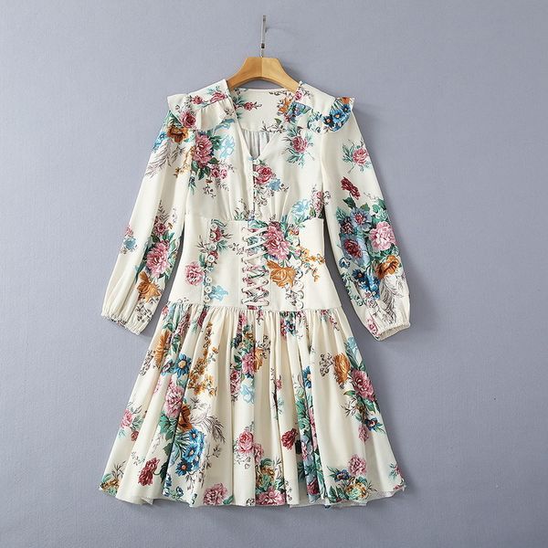 casual dresses european and american women's clothing spring nine-quarter sleeve v-neck floral print fashion pleated dress xxl spza, Black;gray
casual dresses european and american women's clothing spring nine-quarter sleeve v-neck floral print fashion pleated dress xxl spza, Black;gray