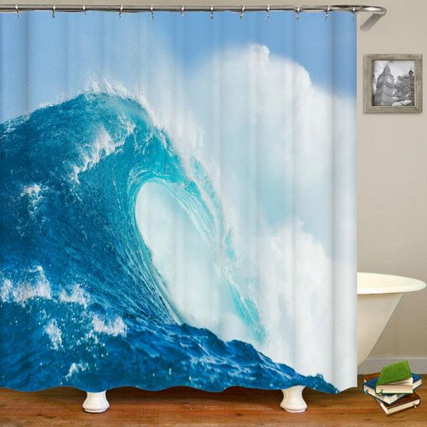 sea spray waves beach shower curtains waterproof bathroom bath decoration 3d printing with hooks washable cloth
sea spray waves beach shower curtains waterproof bathroom bath decoration 3d printing with hooks washable cloth