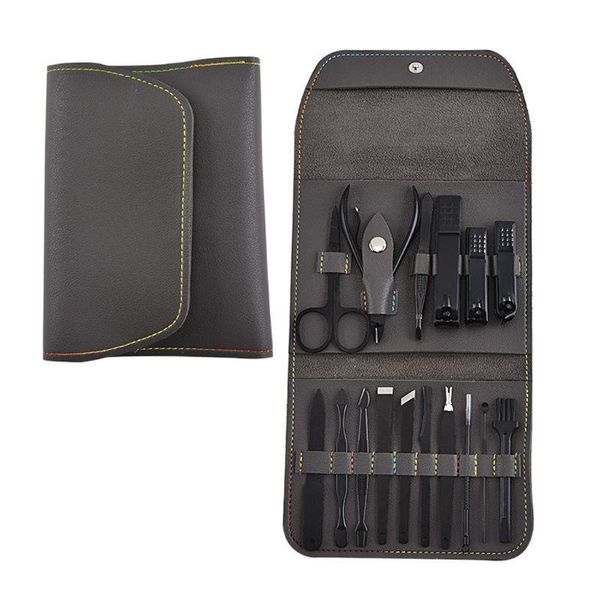 nail art kits 16pcs manicure pedicure set finger toe clippers scissors grooming tool with leather case kit for women men
nail art kits 16pcs manicure pedicure set finger toe clippers scissors grooming tool with leather case kit for women men