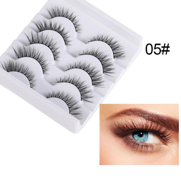 false eyelashes fashion 5 pairs 3d mink lashes natural dramatic volume fake makeup eyelash extension silk f05
false eyelashes fashion 5 pairs 3d mink lashes natural dramatic volume fake makeup eyelash extension silk f05