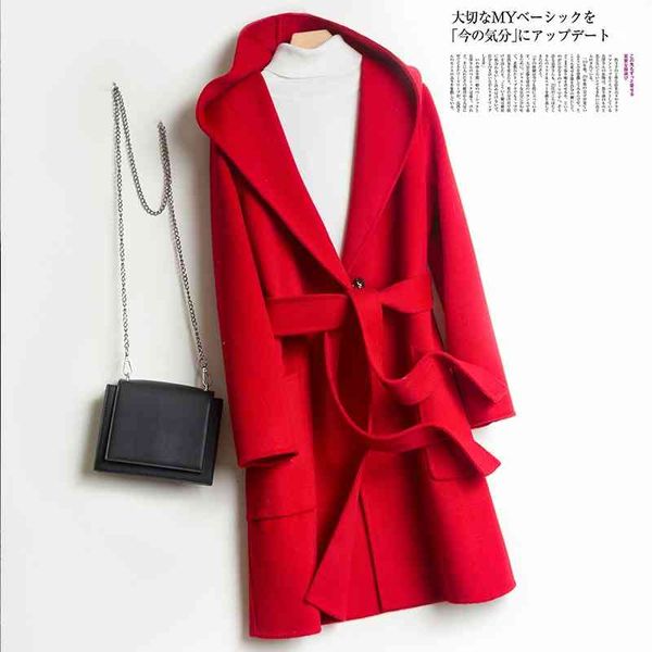 women's wool & blends women winter coats 2021 100% jackets famale double sided en overcoats woman casual outerwear veste femme sqq238, Black
women's wool & blends women winter coats 2021 100% jackets famale double sided en overcoats woman casual outerwear veste femme sqq238, Black