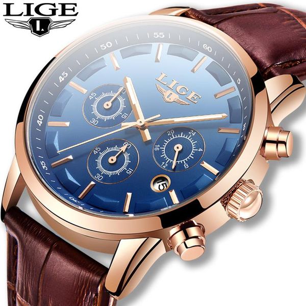 wristwatches lige 8903 man leather luxury business waterproof multifunctional quartz sports male watch clock, Slivery;brown
wristwatches lige 8903 man leather luxury business waterproof multifunctional quartz sports male watch clock, Slivery;brown