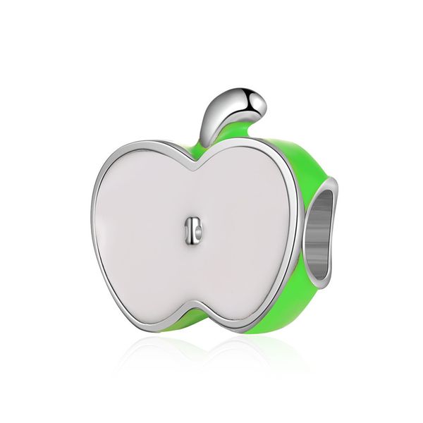 1pcs cute green apple pendant diy beads adapting to original pandora charm bracelet ladies jewelry making gifts, Silver
1pcs cute green apple pendant diy beads adapting to original pandora charm bracelet ladies jewelry making gifts, Silver