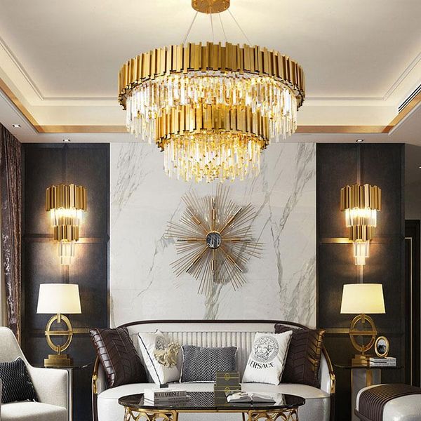 chandeliers led postmodern light luxury round gold stainless steel crystal chandelier dining room living
chandeliers led postmodern light luxury round gold stainless steel crystal chandelier dining room living