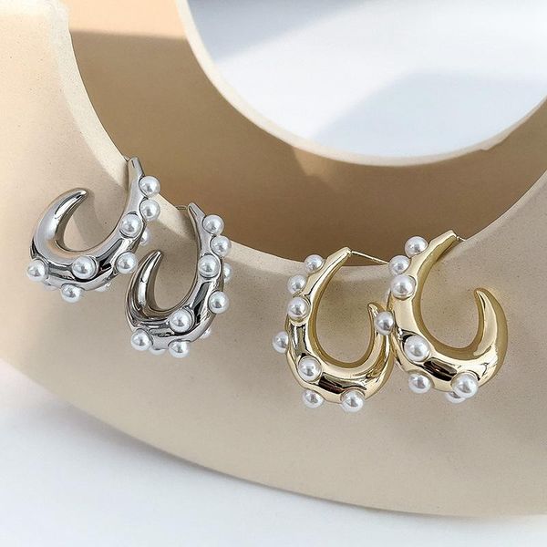 hoop & huggie mengjiqiao wholesale fashion metal circle earrings for women ladies elegant pearl beads brincos ear accessories jewelry, Golden;silver
hoop & huggie mengjiqiao wholesale fashion metal circle earrings for women ladies elegant pearl beads brincos ear accessories jewelry, Golden;silver