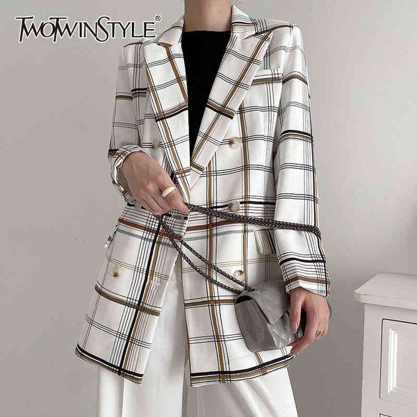 elegant striped plaid blazer for women notched long sleeve hit color straight blazers female spring fashion stylish 210524, White;black
elegant striped plaid blazer for women notched long sleeve hit color straight blazers female spring fashion stylish 210524, White;black