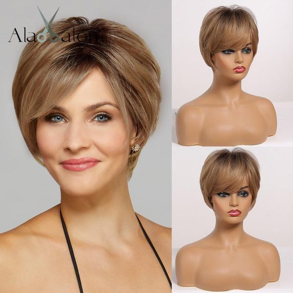 eaton short straight ombre black brown golden synthetic wigs with side bangs for women natural bob heat resistant1
eaton short straight ombre black brown golden synthetic wigs with side bangs for women natural bob heat resistant1