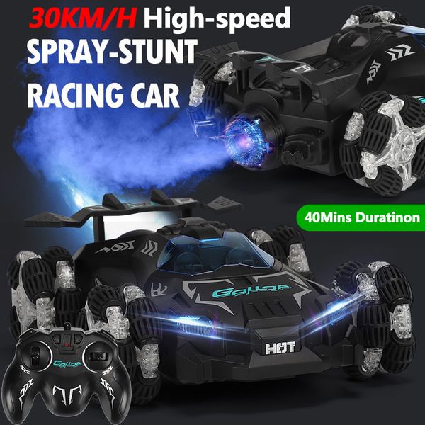 30km/h multi-direction driving rc car spray function stunt drift high speed rotation auto demo 40mins cool light electric rc toy
30km/h multi-direction driving rc car spray function stunt drift high speed rotation auto demo 40mins cool light electric rc toy