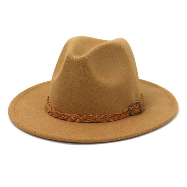wide brim hats autumn winter women's cap felt black for men fedoras fashion 2021 jazz hat european american round spring sun couples, Blue;gray
wide brim hats autumn winter women's cap felt black for men fedoras fashion 2021 jazz hat european american round spring sun couples, Blue;gray